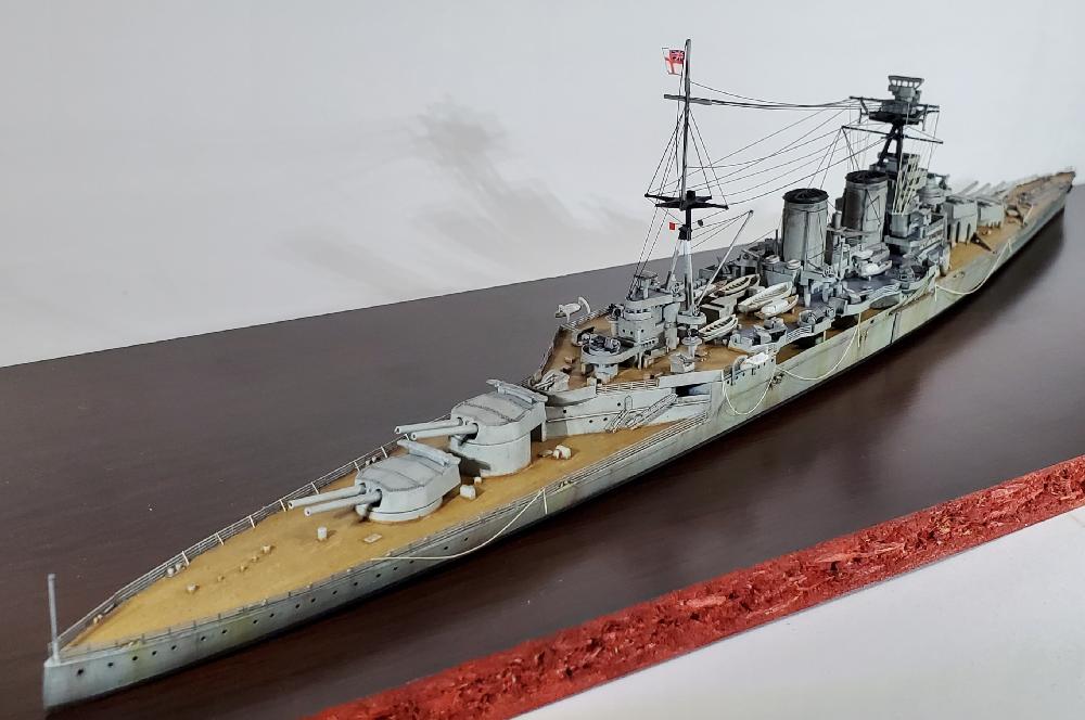 HMS フッド(タミヤ1/700)サムネイル3